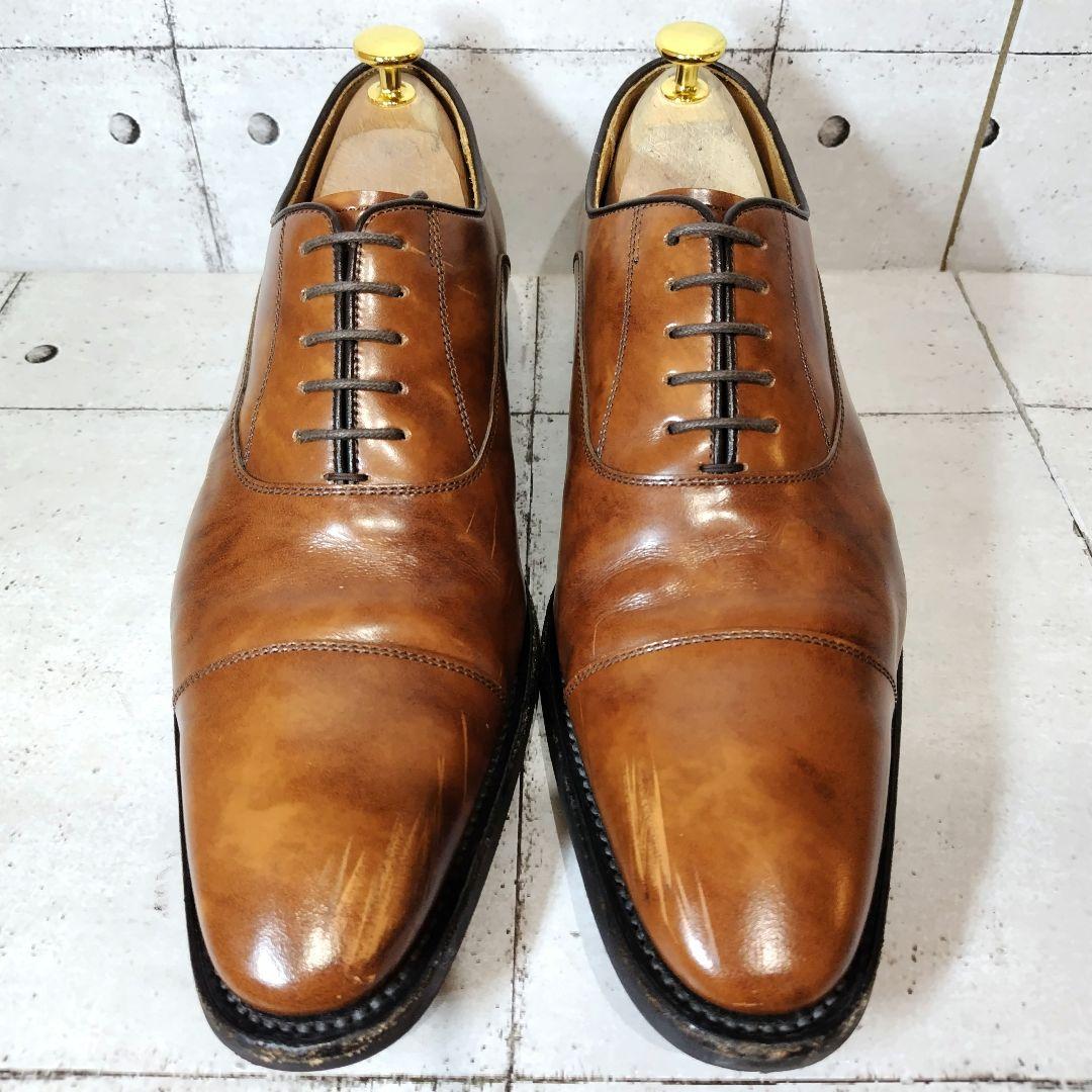 リーガル ストレートチップ 25.5cm ブラウン 革靴 ビジネス 315R　茶