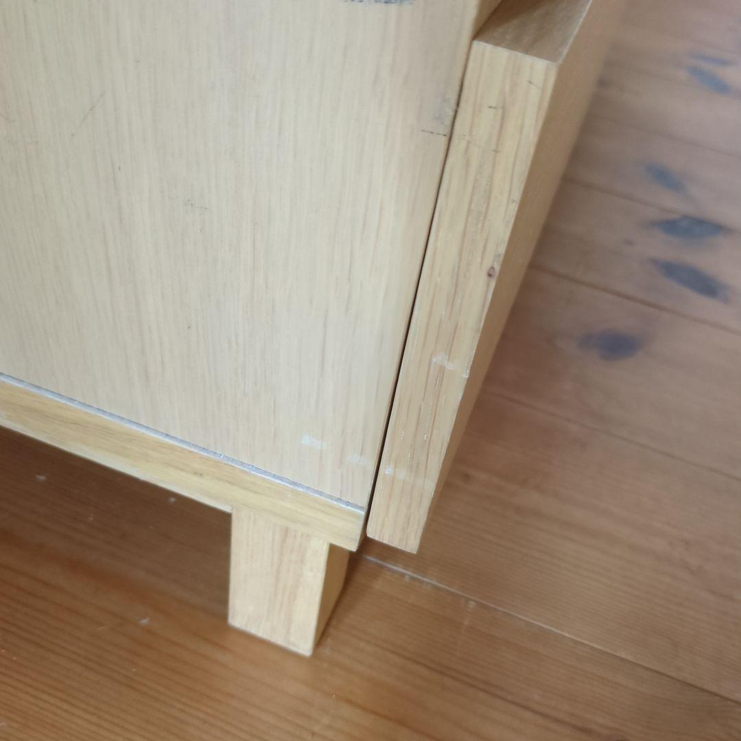 【送料込み】無印良品　オーク材チェスト4段　シンプル　人気家具　引き出し