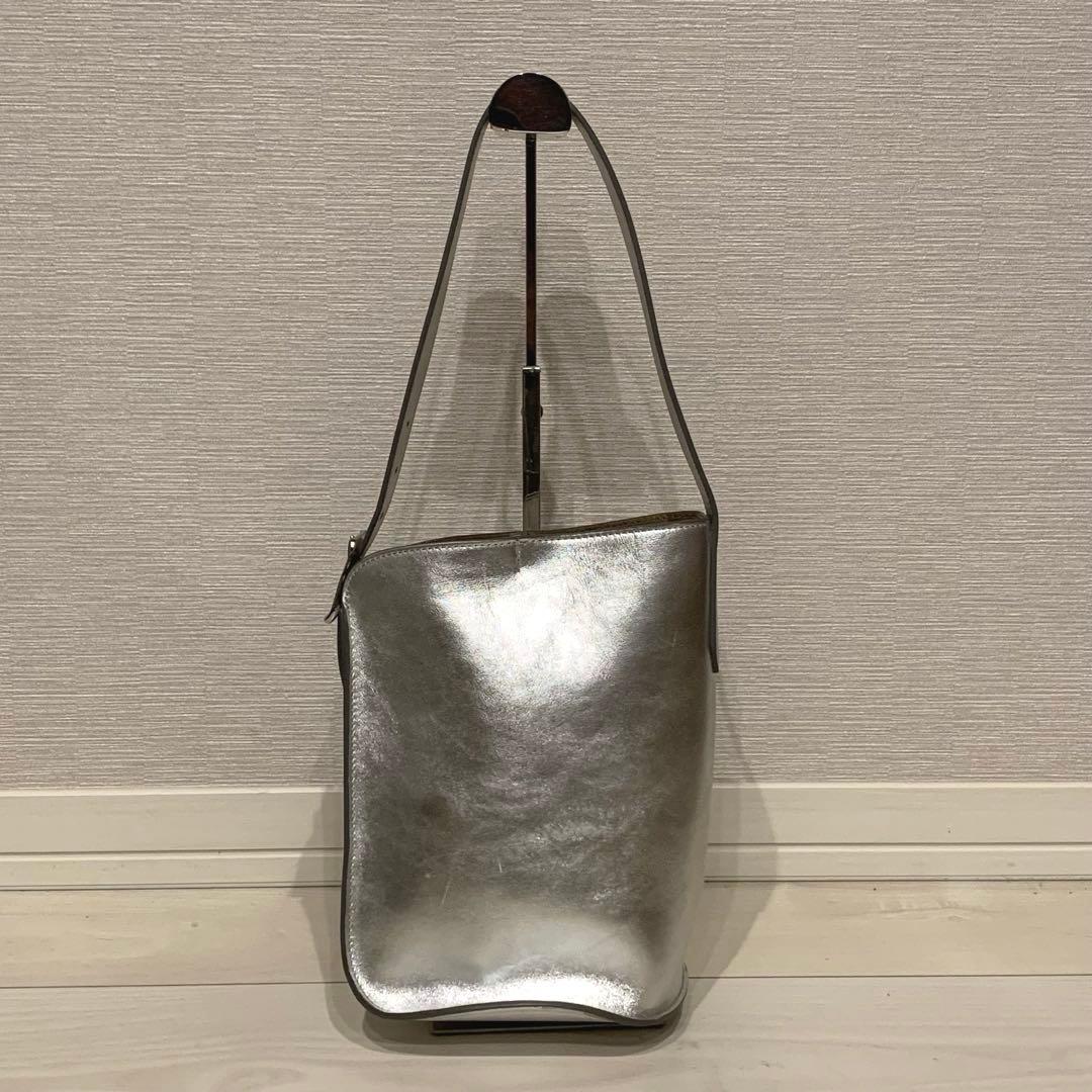 未使用級✨ジェイアンドエムデヴィッドソン クイバー バケット ミニ シルバー