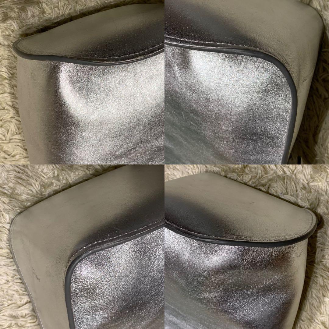 未使用級✨ジェイアンドエムデヴィッドソン クイバー バケット ミニ シルバー