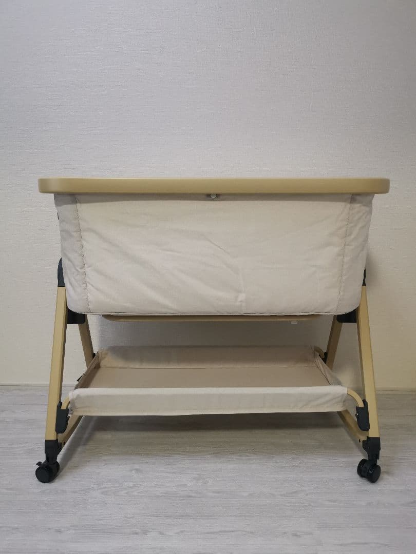 HZDMJ ベビーベッド ベージュ 使用1か月のみ