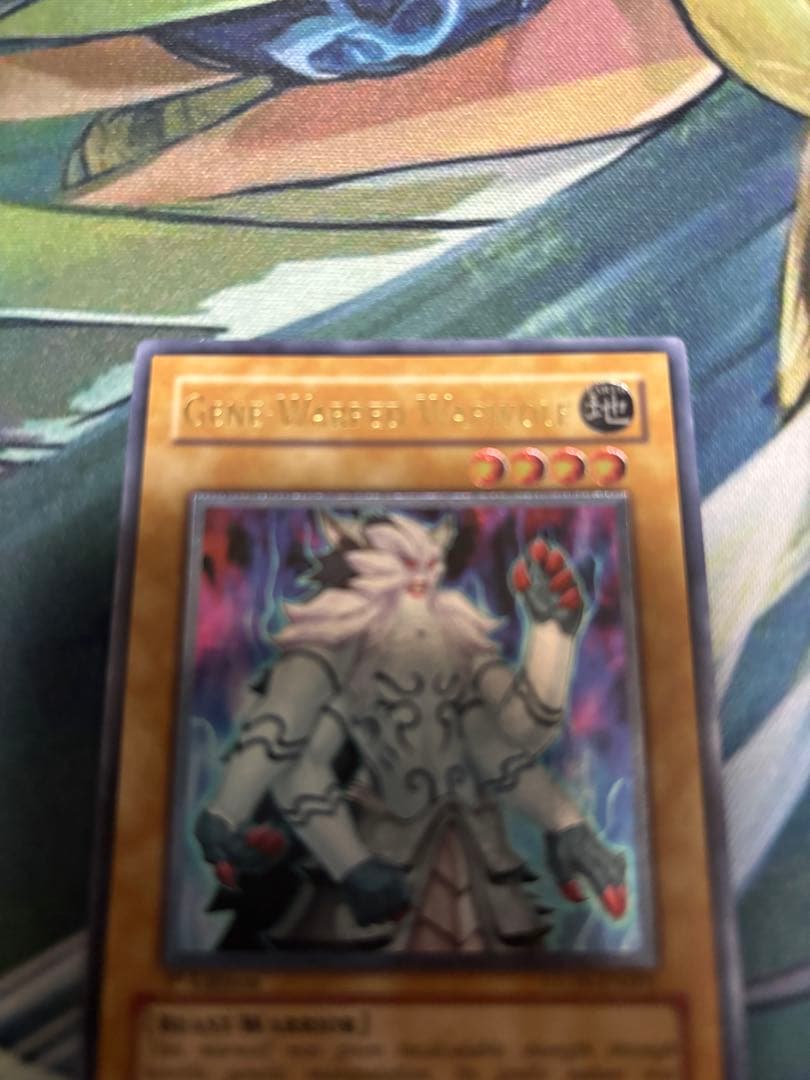 遊戯王　英語版　ジェネティック・ワーウルフ　レリーフ 1st