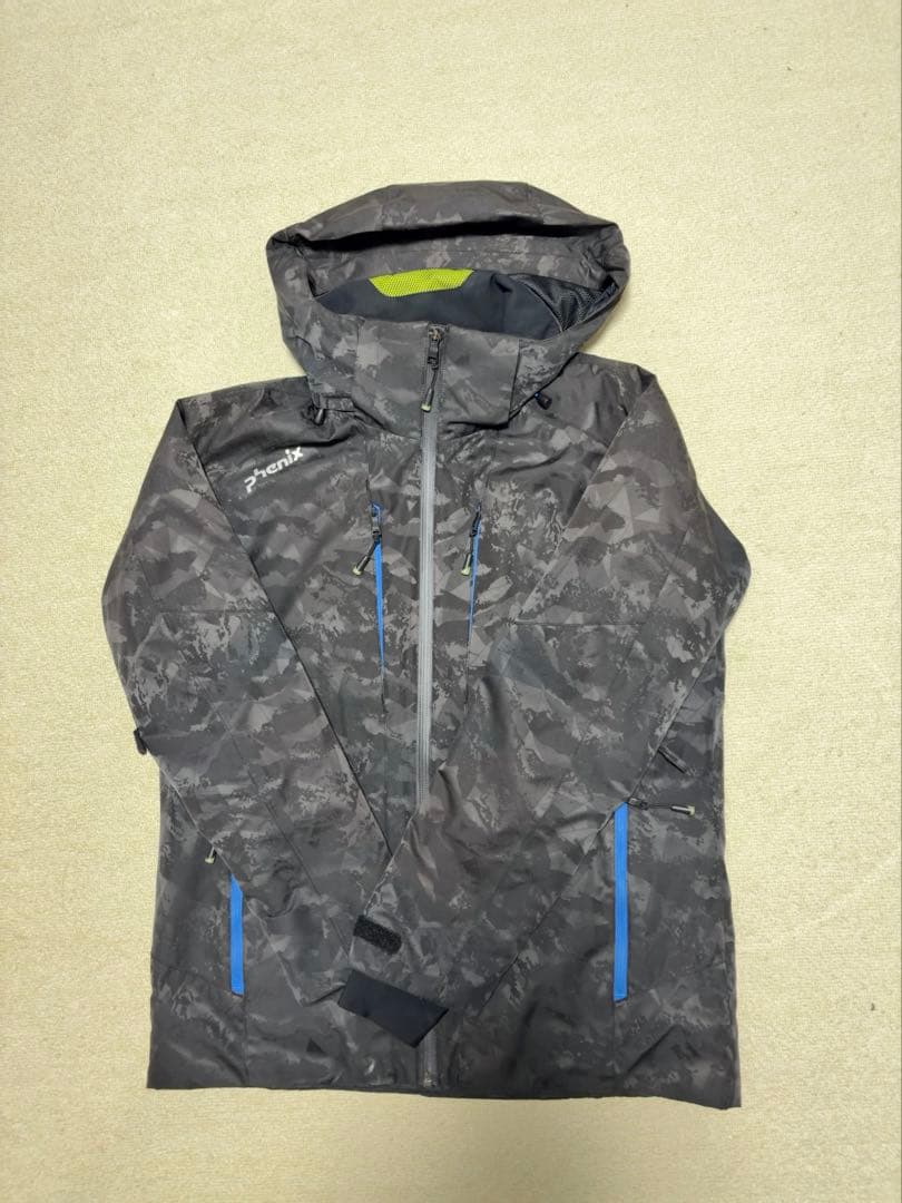 Phenix スキーウェア メンズ ダークグレー カモフラージュ　M サイズ