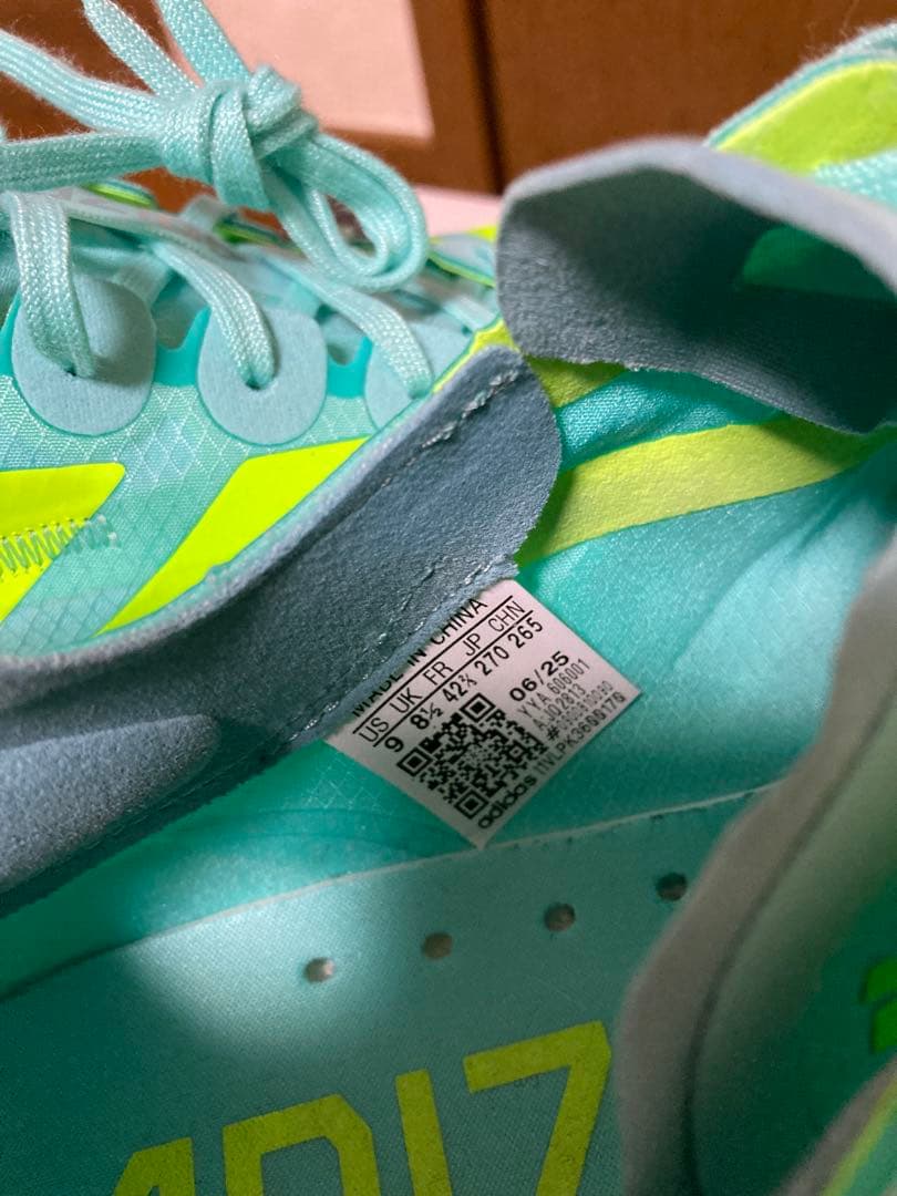 ADIZERO TAKUMI SEN 11 27cm アクアブルー