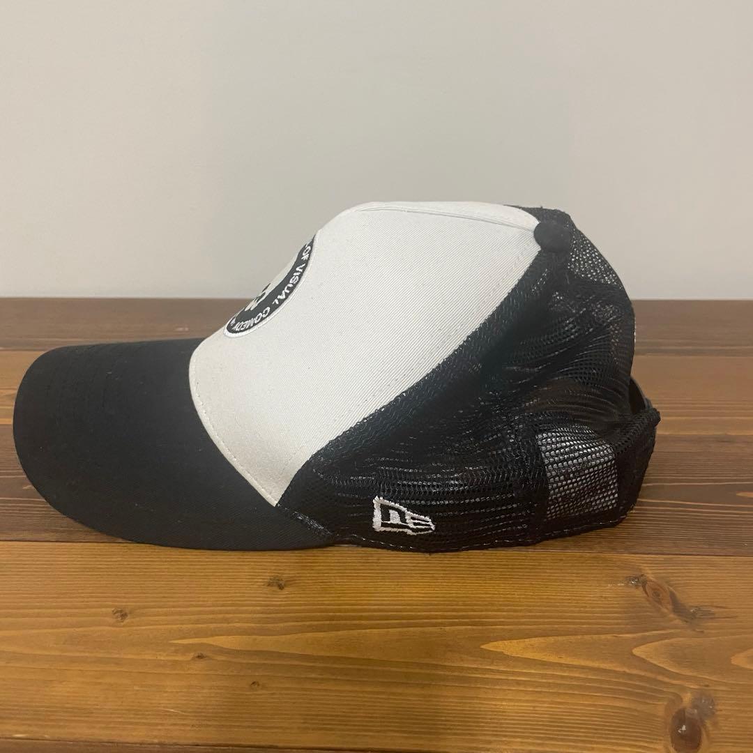 ナンバーナイン　ニューエラ　new era スカルワッペンキャップ　メッシュ