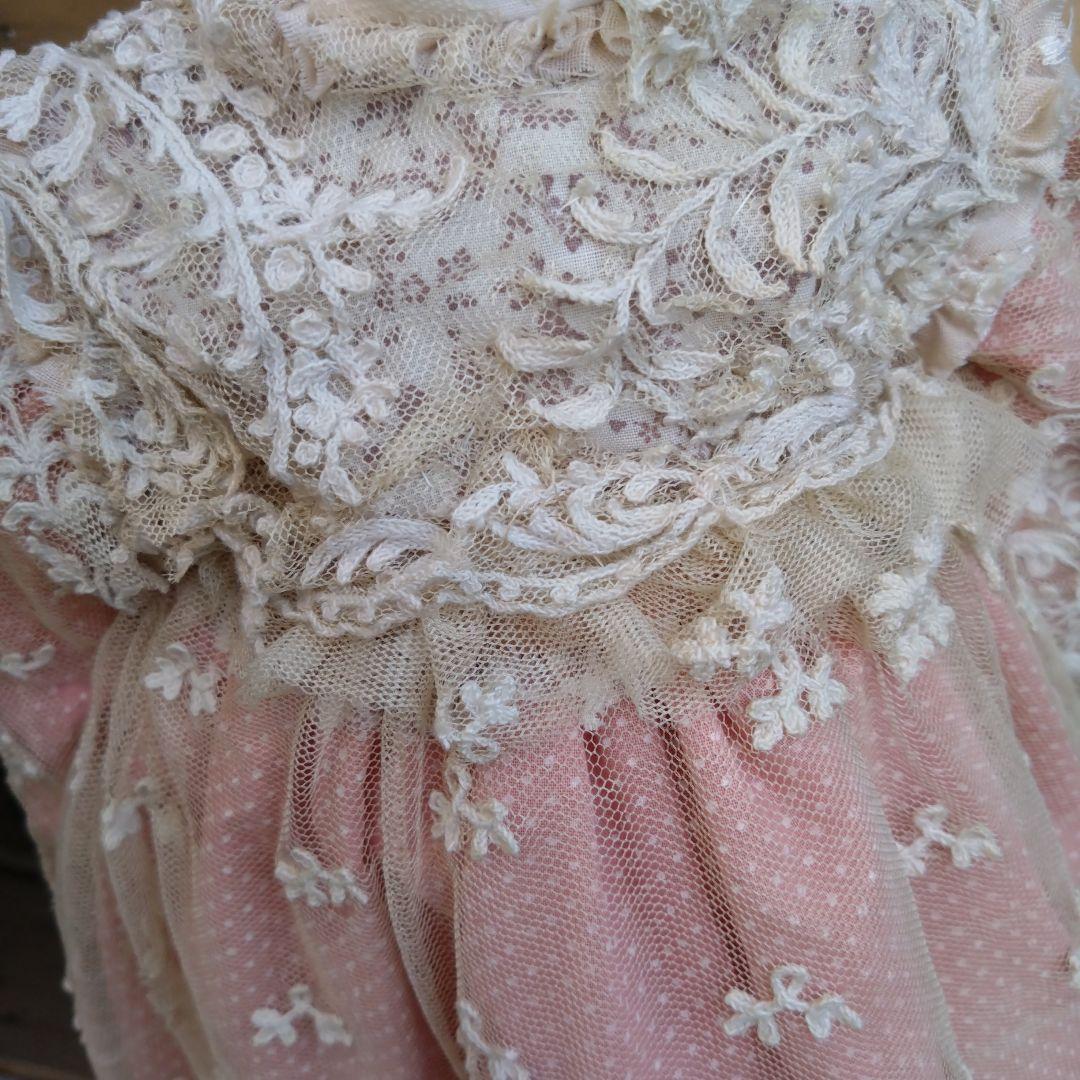 アンティークレースドールドレス 約30cm