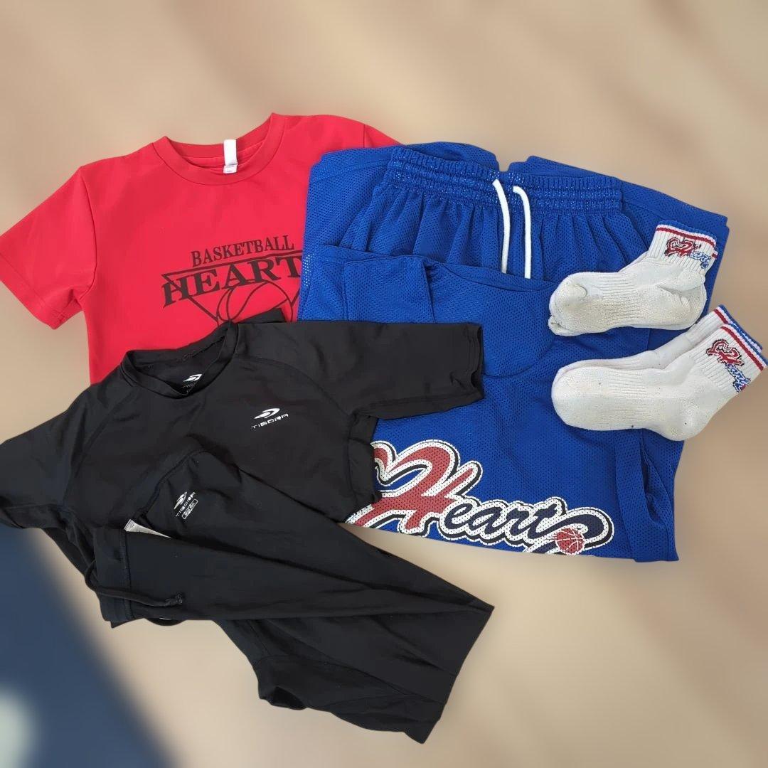 もやしてっぺい様。ハーツ！バスケットボール ユニフォーム セット 160