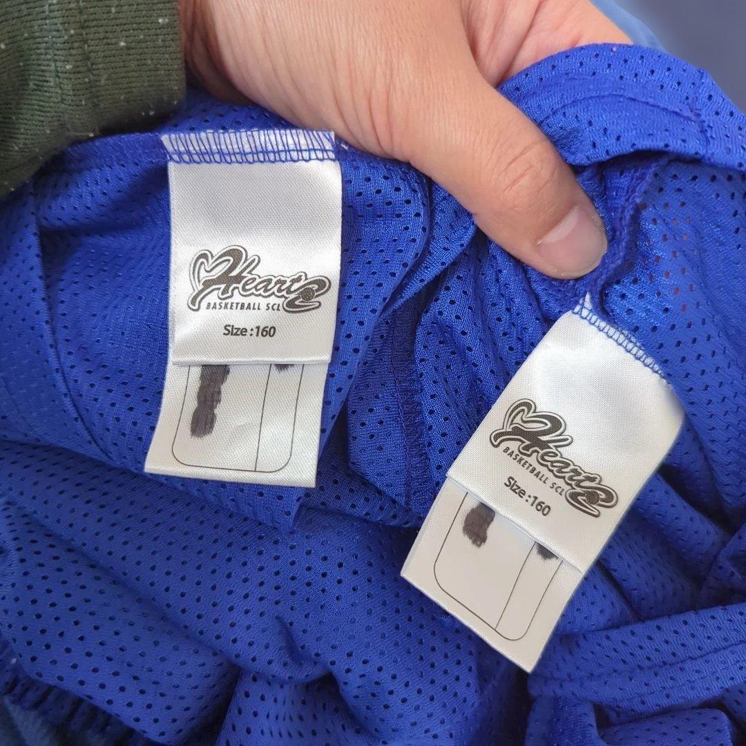 もやしてっぺい様。ハーツ！バスケットボール ユニフォーム セット 160