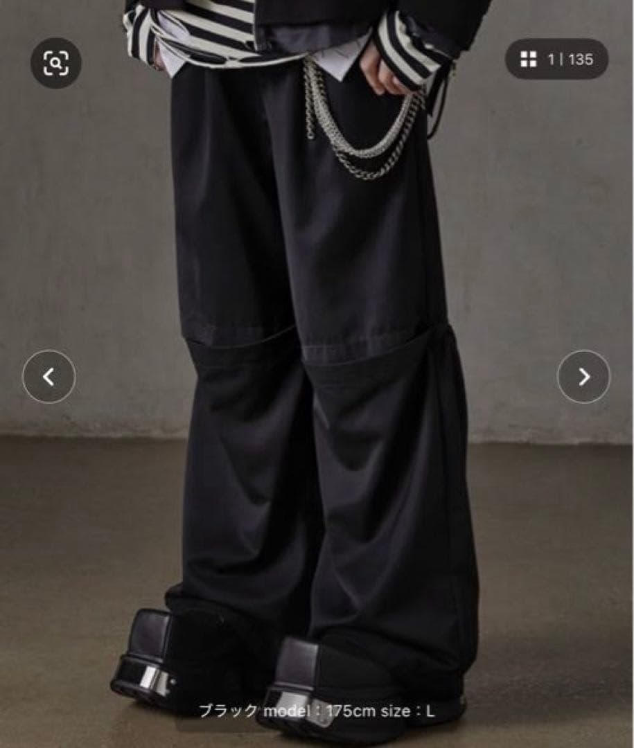 GRANCY チュール レイヤードデザイン スラックス　Mサイズ