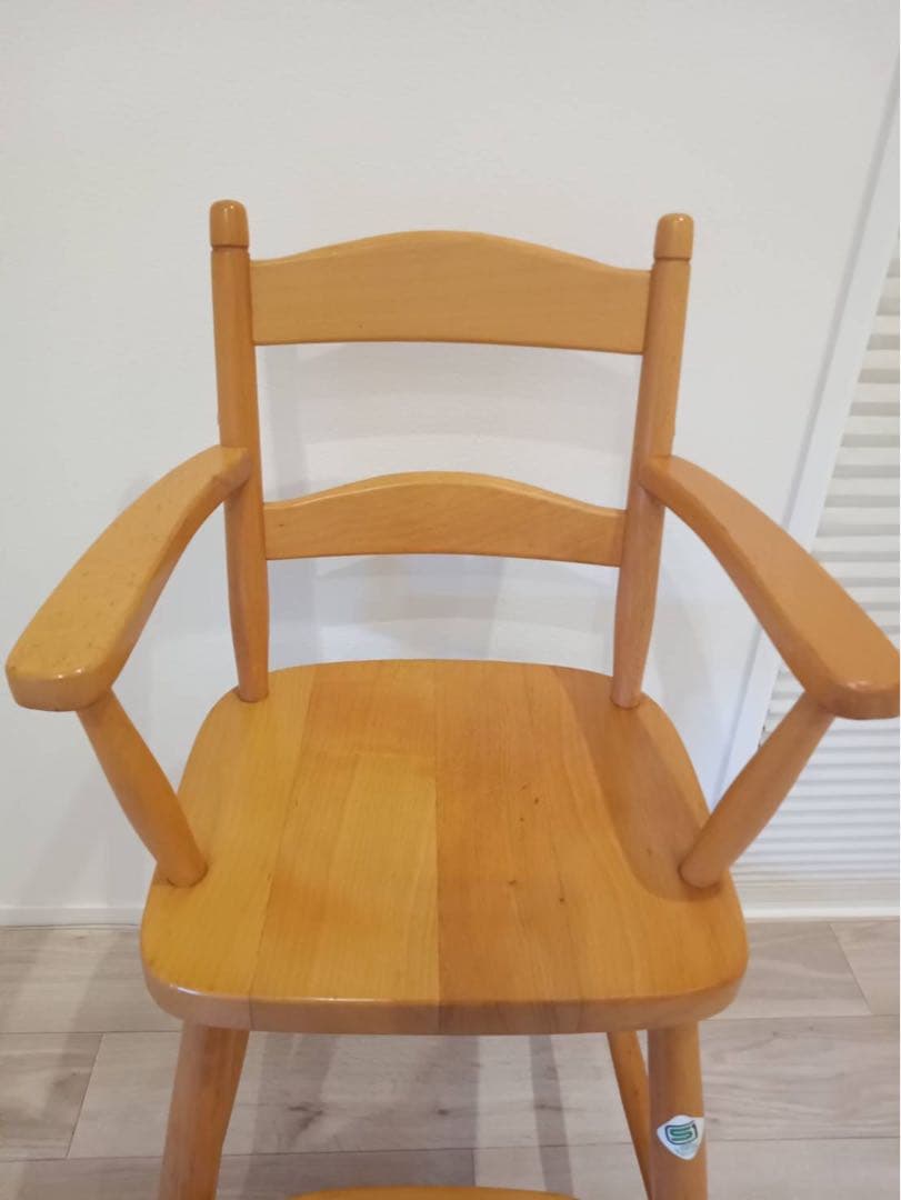 ♬キツツキマーク♬ 飛騨産業 乳幼児用ハイチェア 日本製