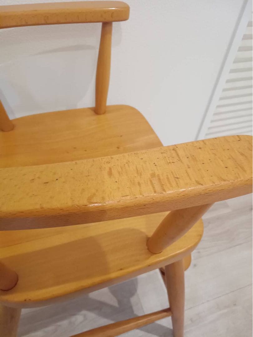 ♬キツツキマーク♬ 飛騨産業 乳幼児用ハイチェア 日本製