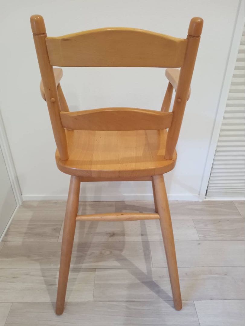 ♬キツツキマーク♬ 飛騨産業 乳幼児用ハイチェア 日本製