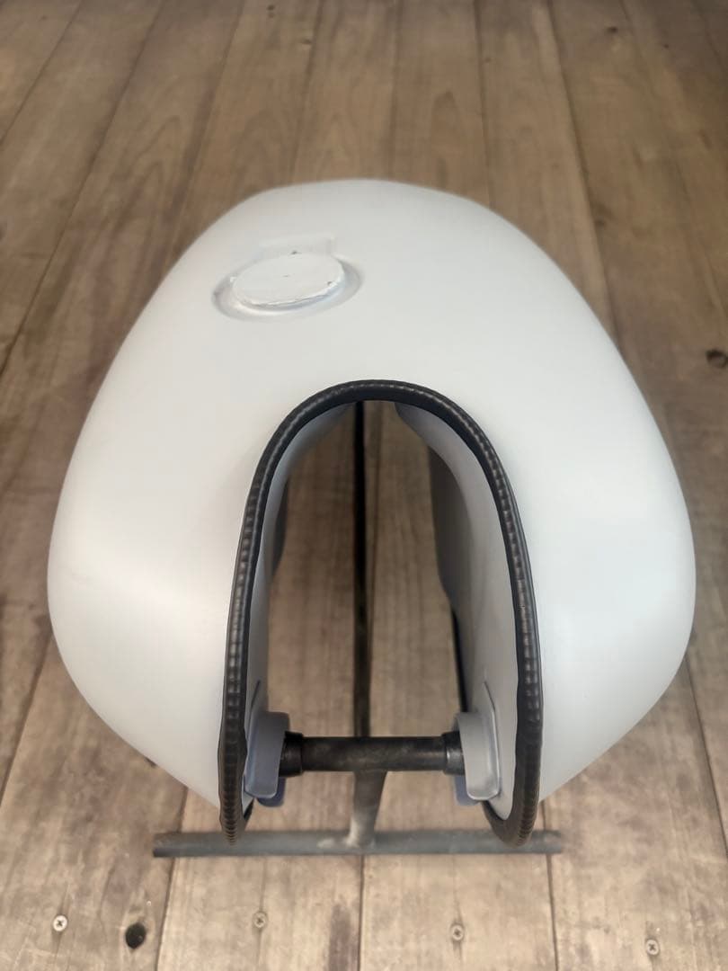 SR400 ガソリンタンク　マットグレー＆ブラック（自家塗装）