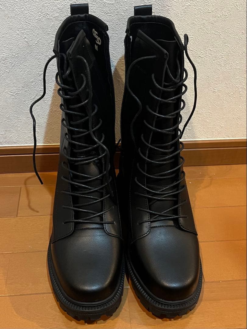 【匿名配送】タオバオ 18cm シークレットブーツ Mサイズ 黒