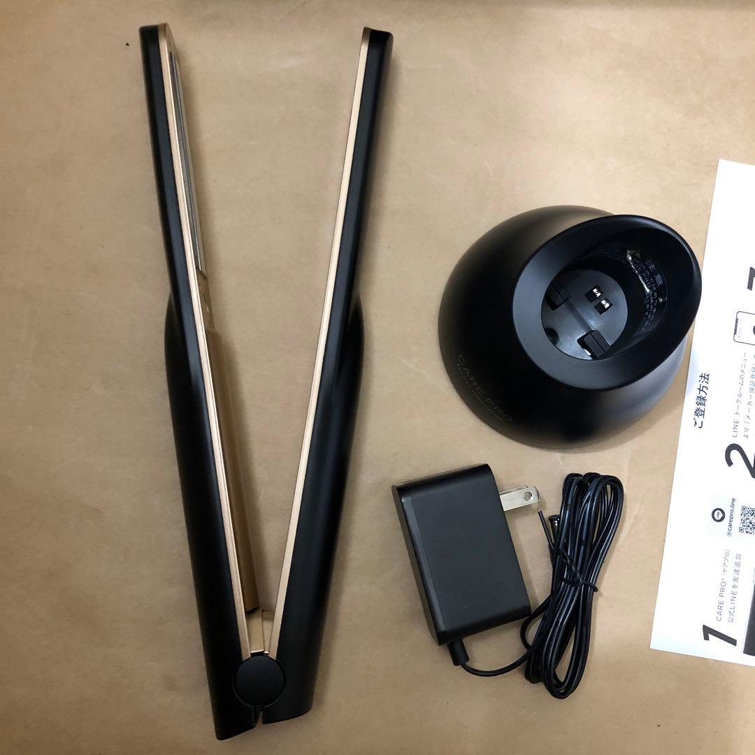 美品　ケアプロ　超音波アイロン　CARE PRO ヘアアイロン BUI-01