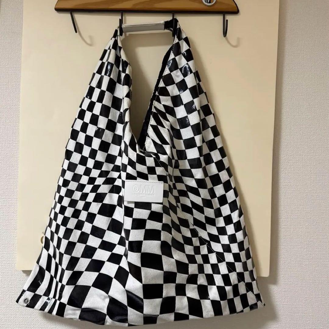 MM6 ジャパニーズ トートバッグ チェックミディアム