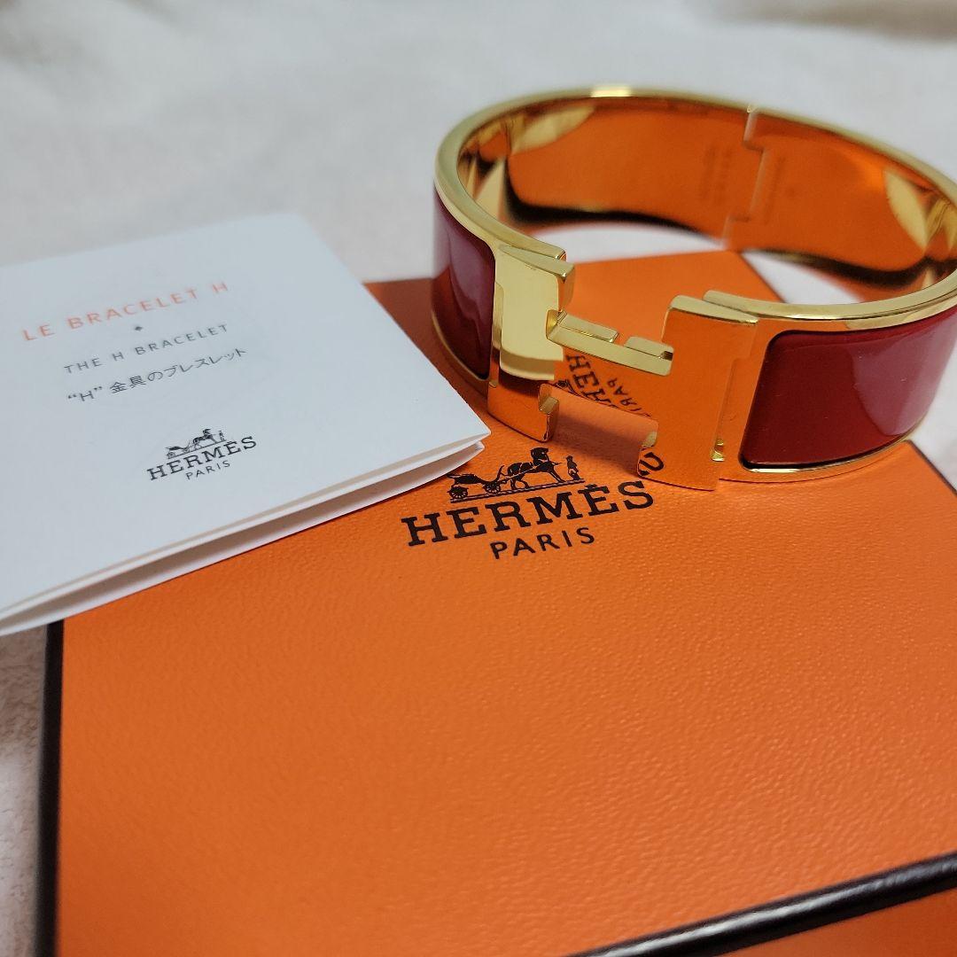 HERMES クリックH クリッククラック　バングル ゴールド　ブレスレット