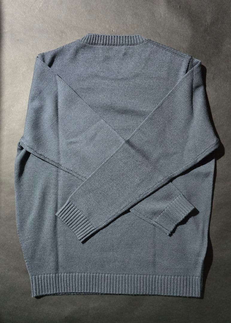 TOMORROWLAND グレー クルーネックウールニット トゥモローランド