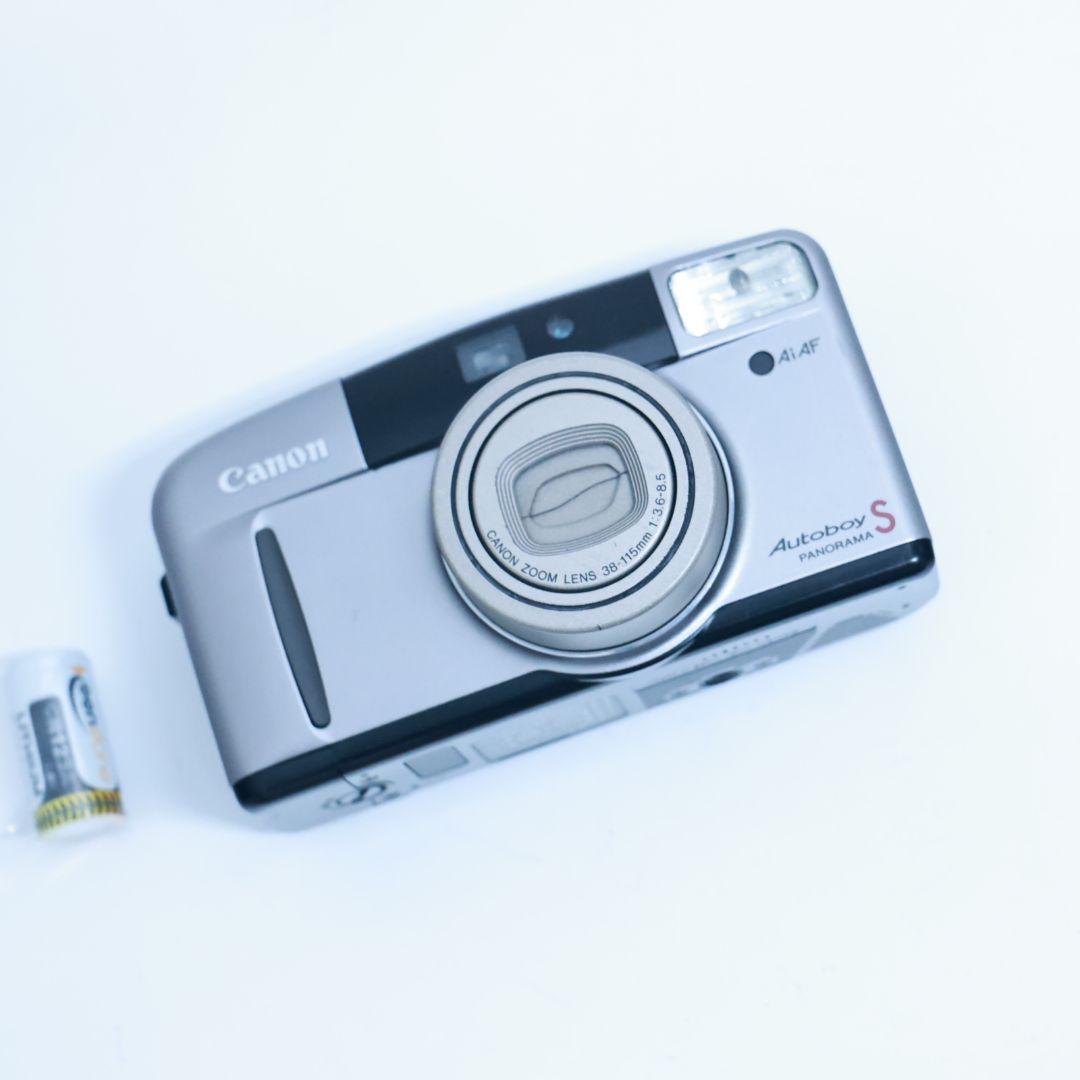 フィルムカメラ Canon Autoboy S 電池付き