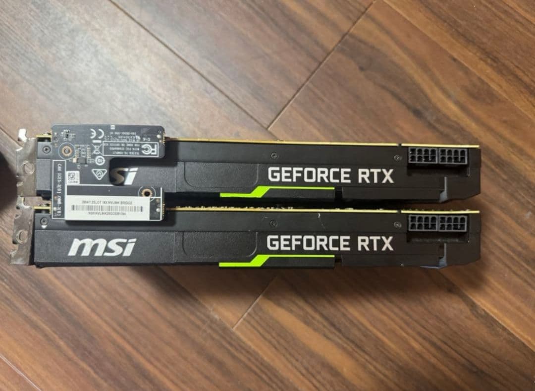 MSI RTX 2080ti 22gb 2枚＋nvlinkセット