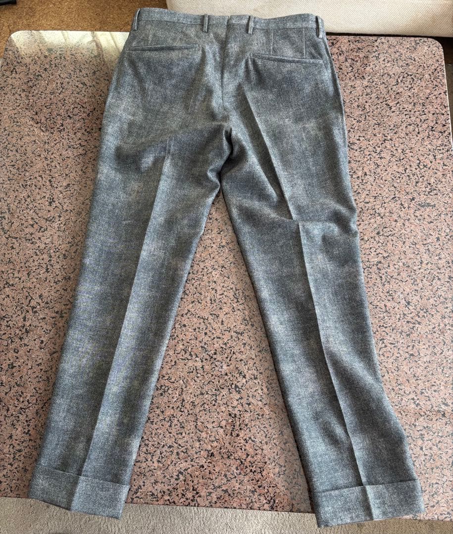 INCOTEX インコテックス サイズ46 グレー(柄あり)スラックス　珍品！