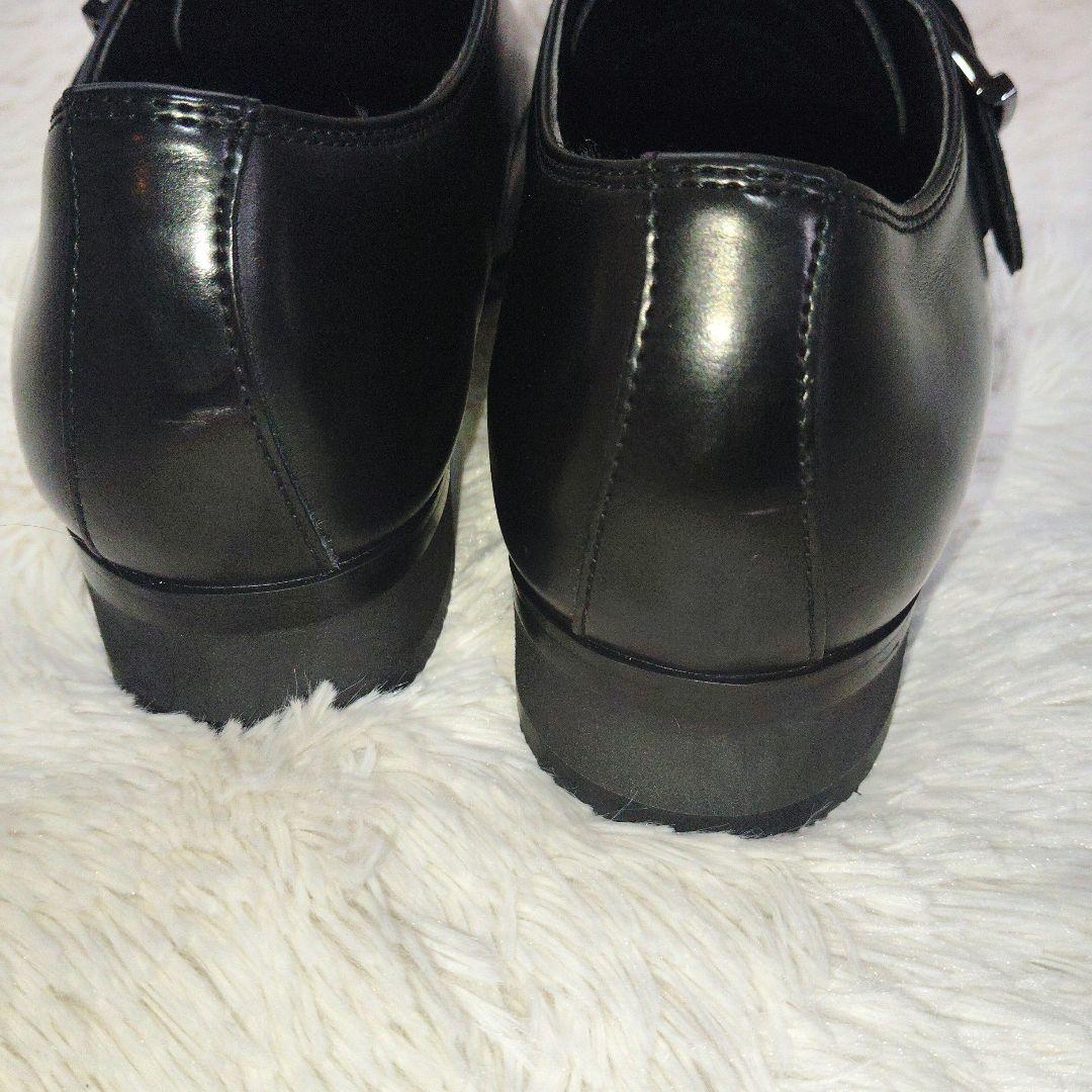 【美品】REGALリーガル V235 シングルモンクストラップ　黒24.5