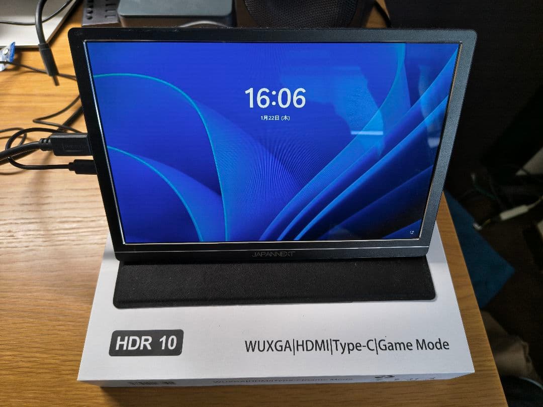 JAPANNEXT　10.1インチ モバイルディスプレイ