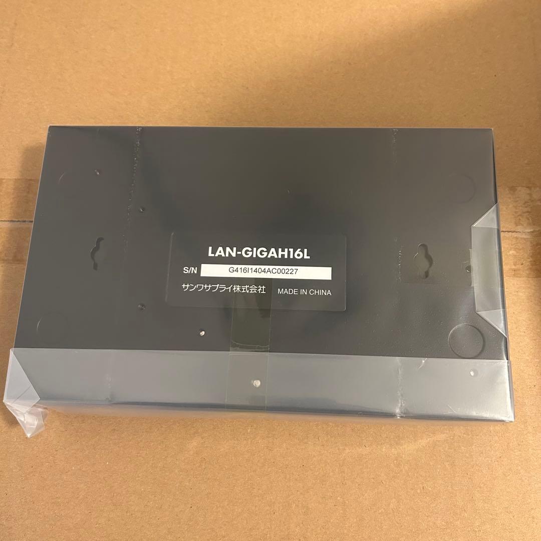 新品 サンワサプライ スイッチングハブ 16ポートLAN-GIGAH16L