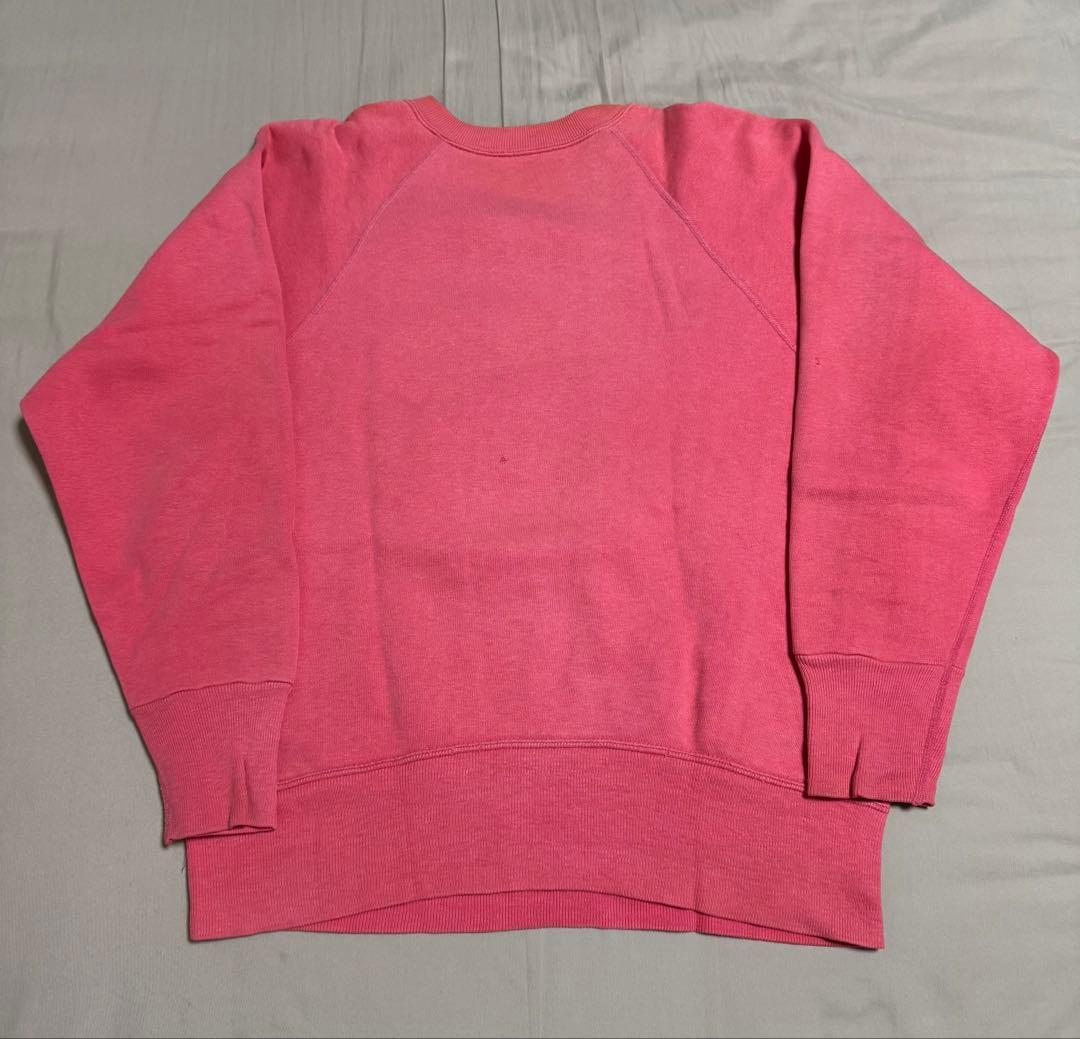 ビンテージ！60’s〜 カレッジ フロッキー スウェット