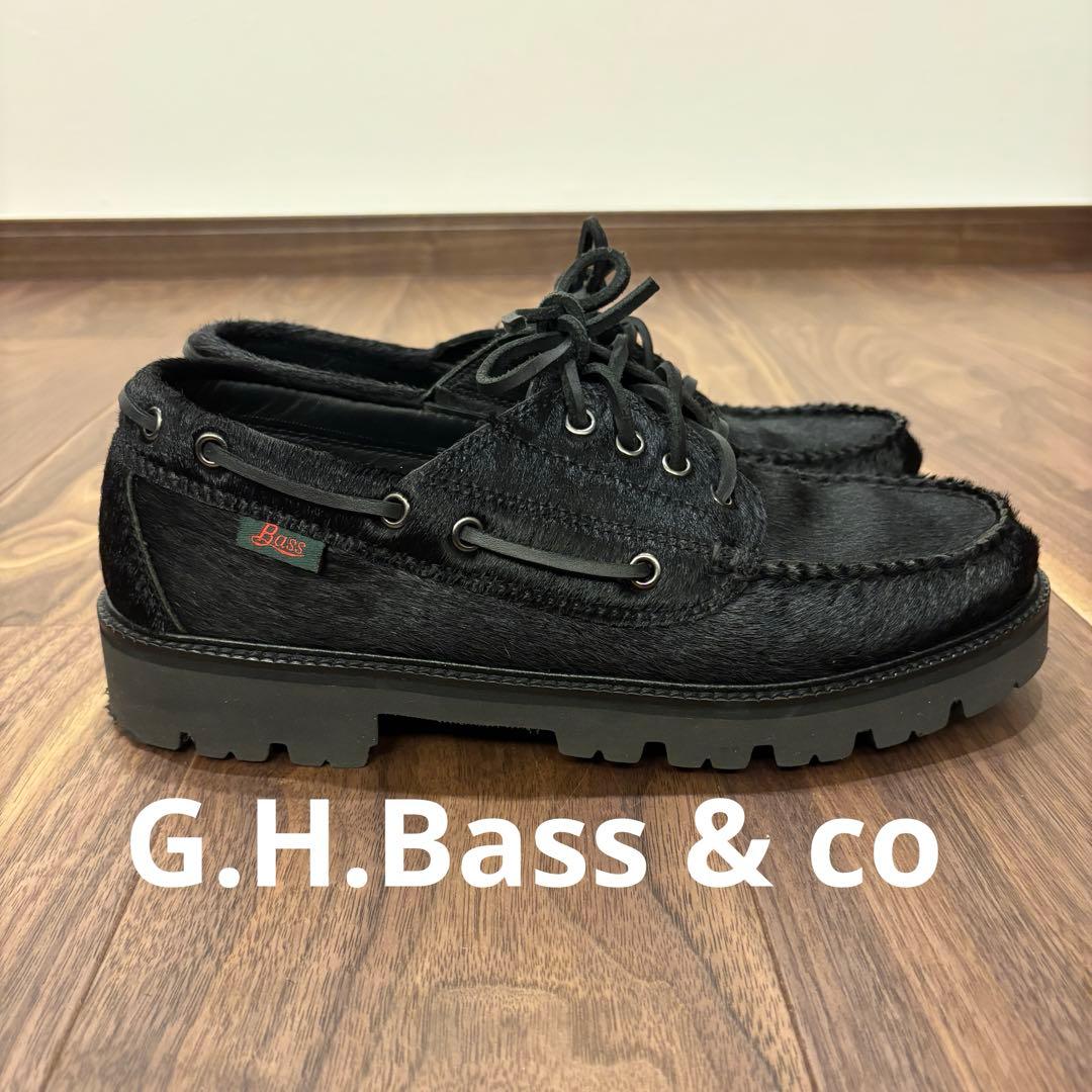 G.H.BASS&CO. BOATERSハラコ デッキシューズ　42