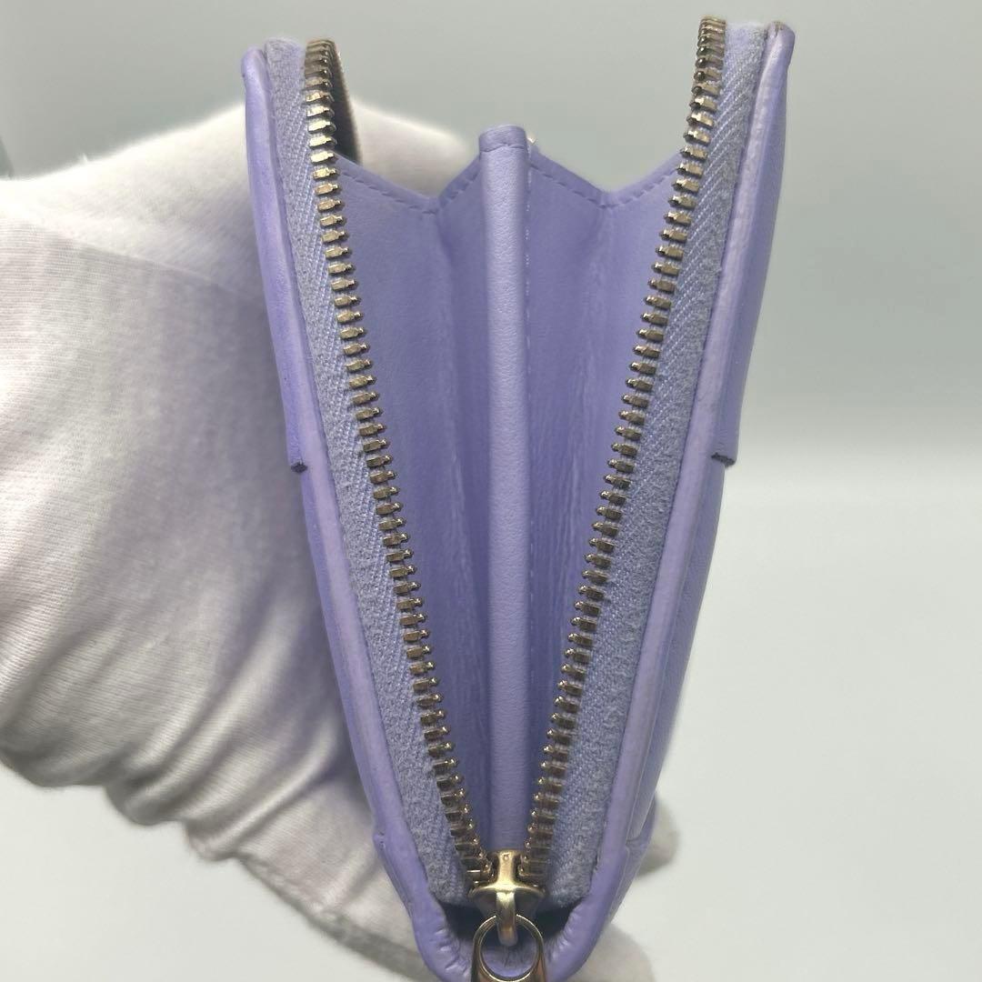 希少 現行 極美品✨ボッテガヴェネタカセットラウンドジップ長財布 マキシ