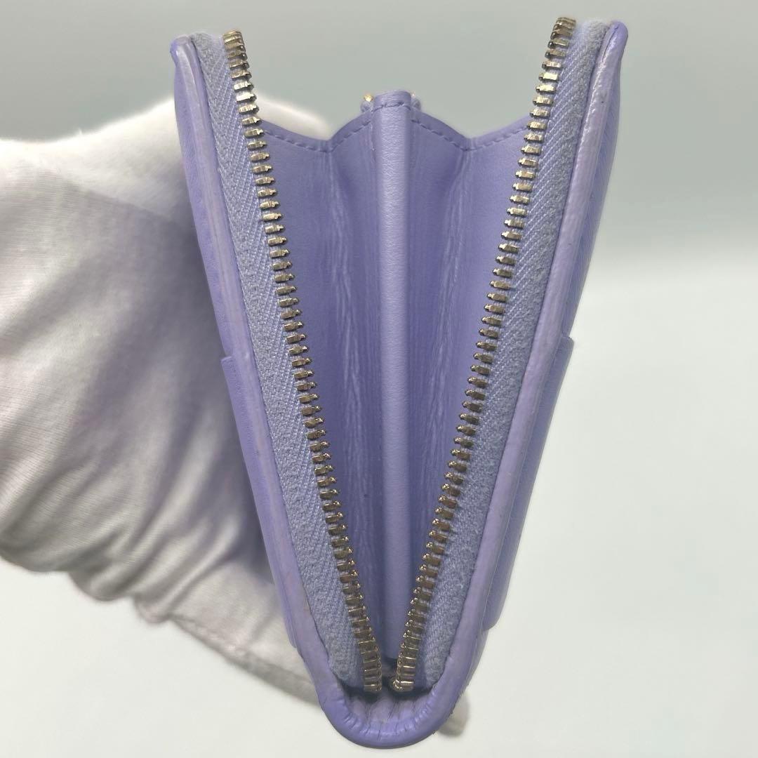 希少 現行 極美品✨ボッテガヴェネタカセットラウンドジップ長財布 マキシ