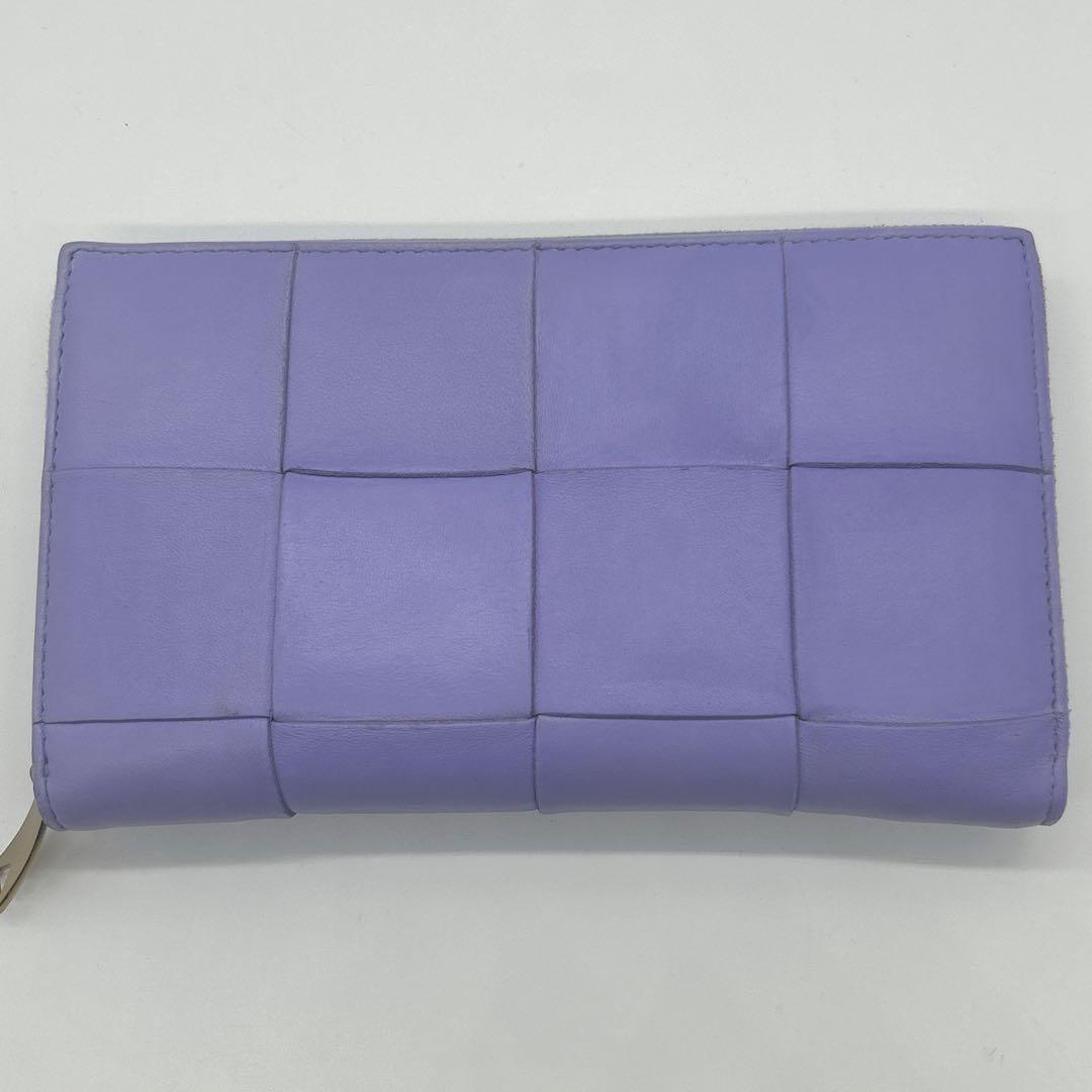 希少 現行 極美品✨ボッテガヴェネタカセットラウンドジップ長財布 マキシ