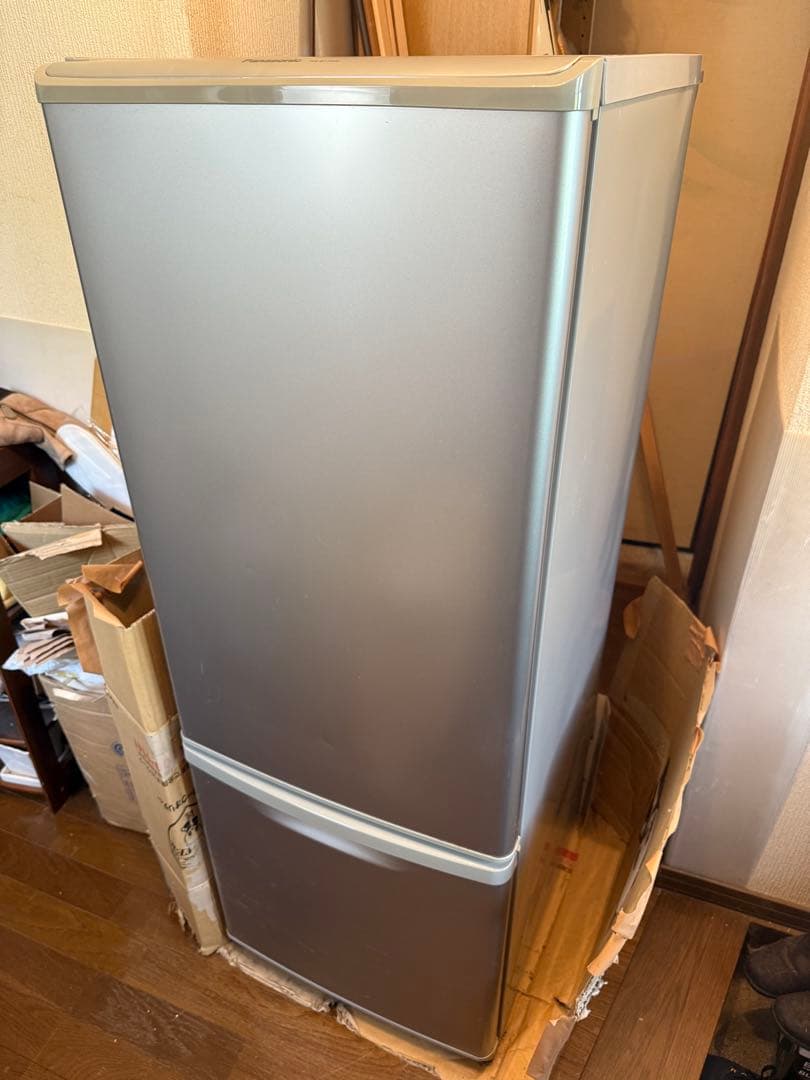 Panasonic 冷蔵庫 2ドア シルバー(168リットル) 使用歴あまり無し