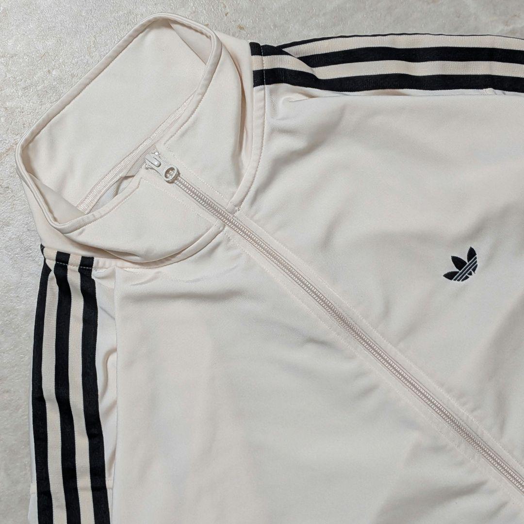超希少★廃盤品 アディダスベッケンバウアートラックジャケットホワイト黒2XL相当
