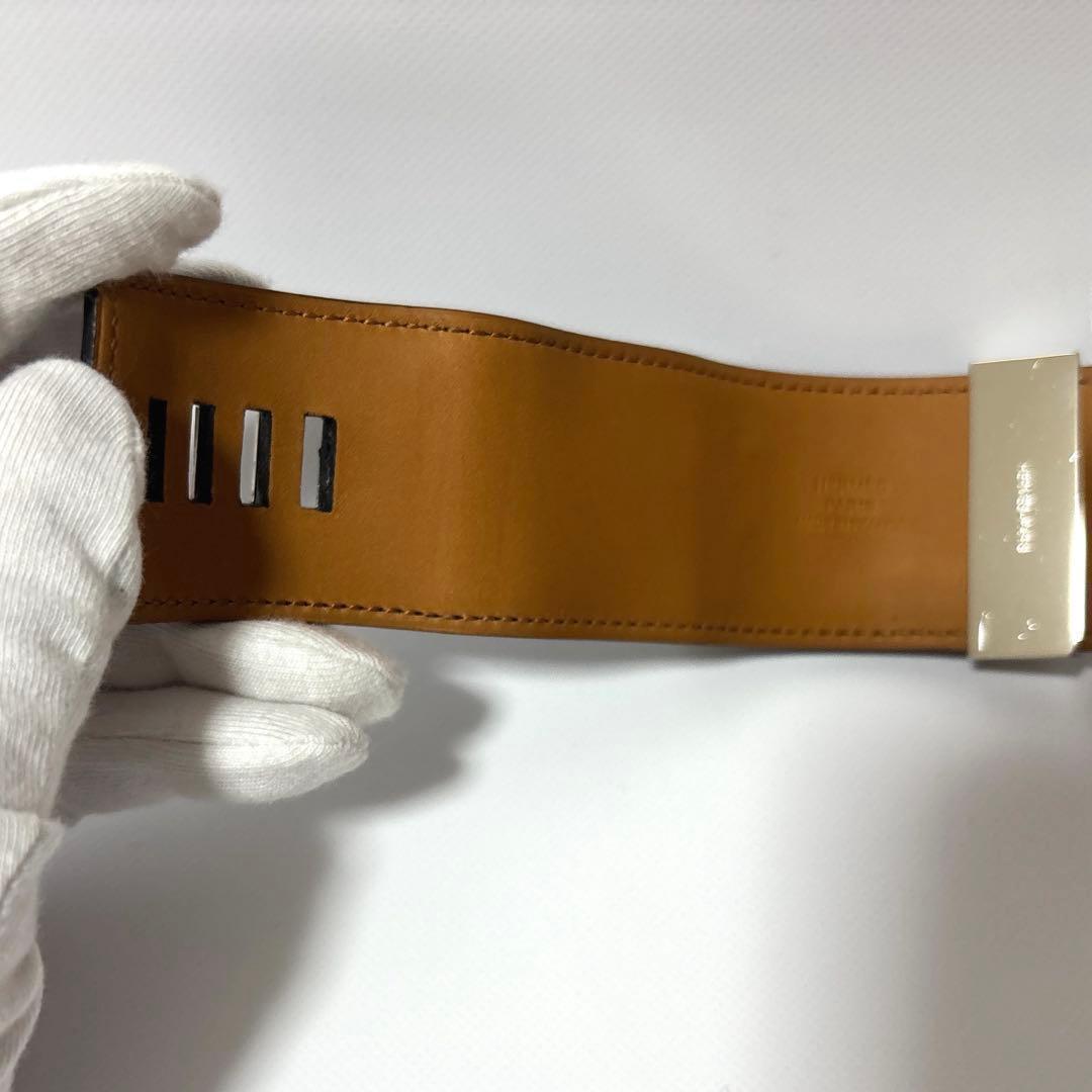 HERMES エルメス コリエドシアン ブレスレット ブラック シルバー