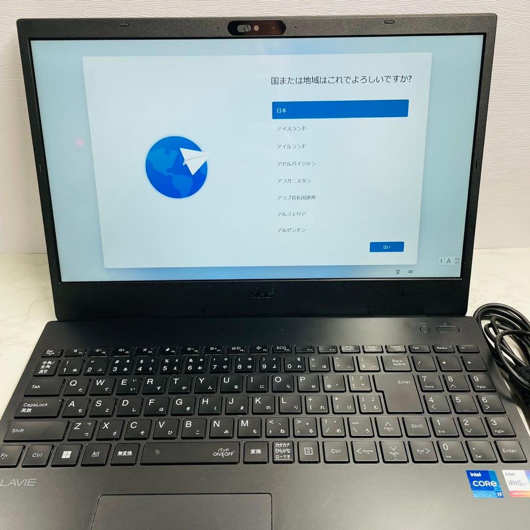 Windowsノート本体 NEC LAVIE N15 12th Gen i7-1255U 16GB
