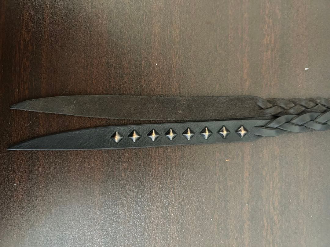 小物 CALEE LEATHER LONG KEY RING