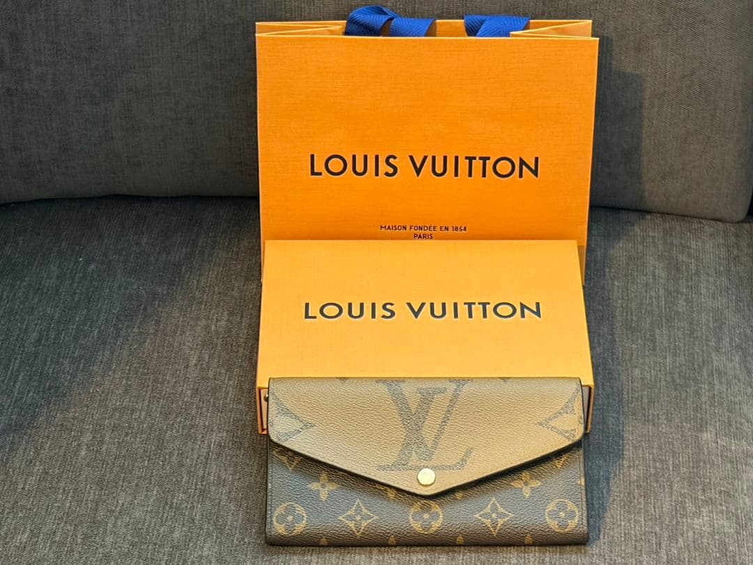 美品★正規店購入 Louis Vuitton ポルトフォイユサラ 長財布