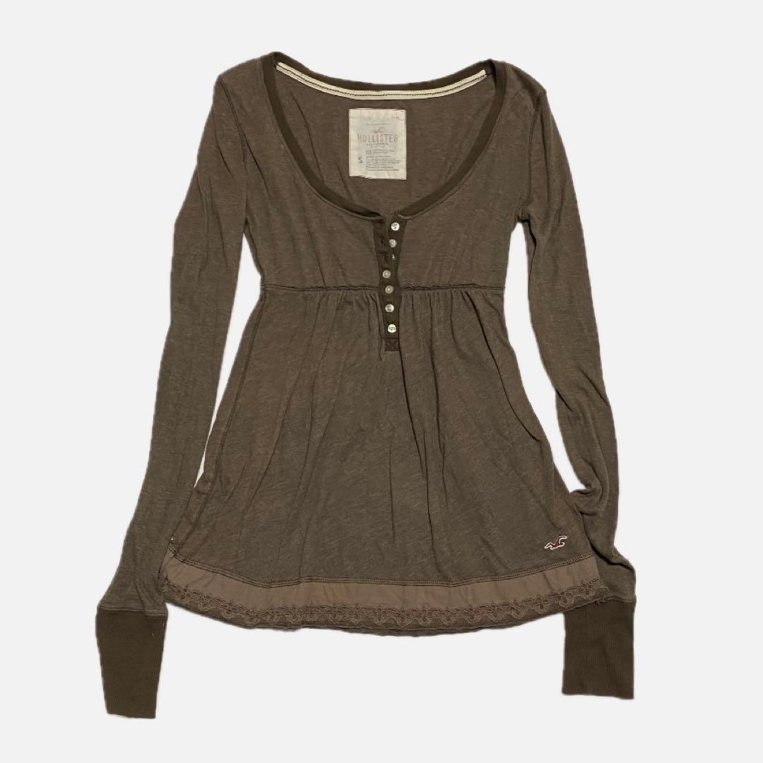 トップス HOLLISTER VINTAGE LONG SLEEVE TOP