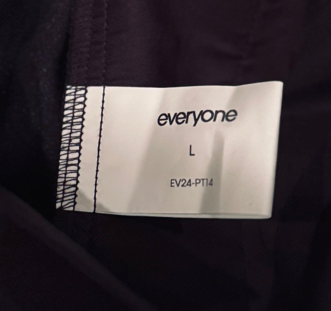パンツ everyone polyester twill easy slacks L