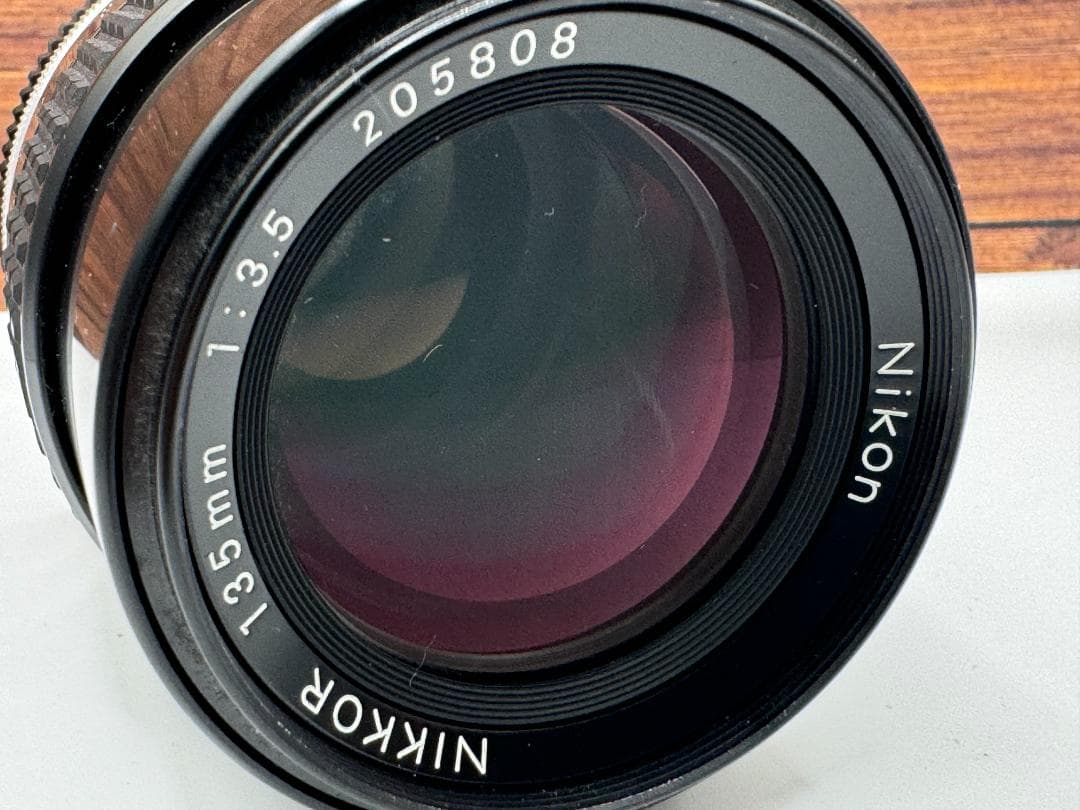 【美品・光学良好】NIKKOR-Q 135mm F3.5 ニコンF用