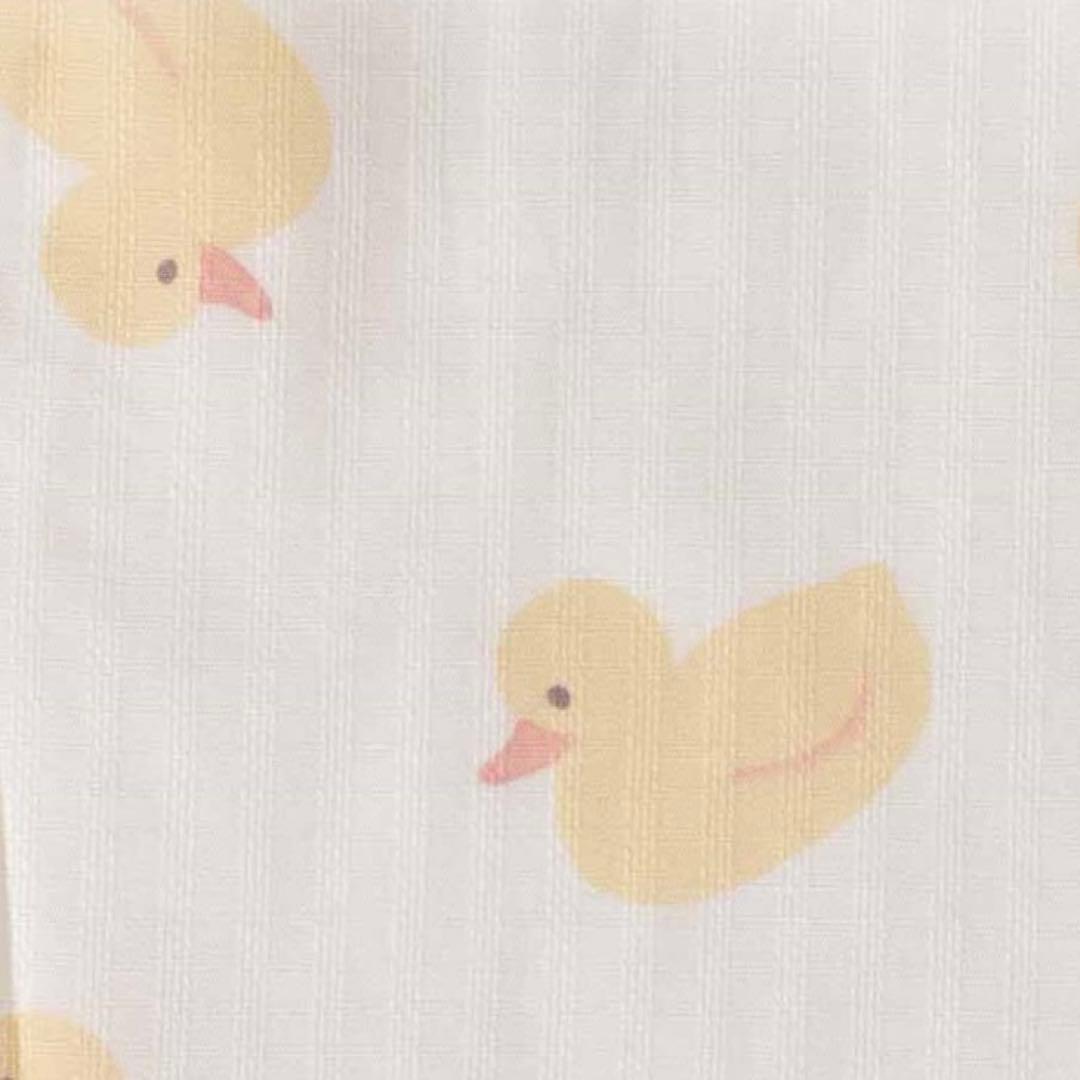 【ジェラート ピケ】【KIDS】アヒル柄　甚平セット　110〜130