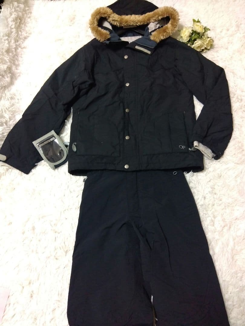 OP スノーボードウェア リフト券ホルダー M ブラック 黒