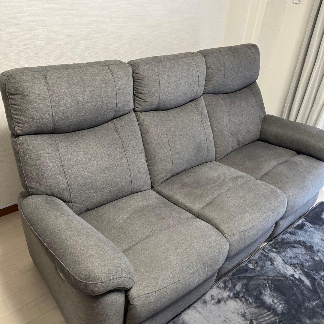 【早い者勝ち】ニトリ　電動リクライニングソファ　３人掛け　★匿名配送★ 送料込！