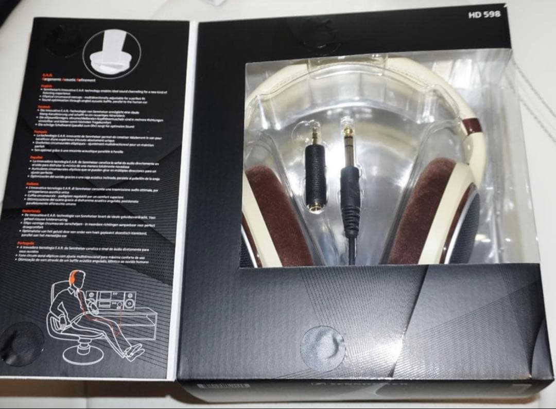 ゼンハイザーヘッドホン HD598 通称:プリン