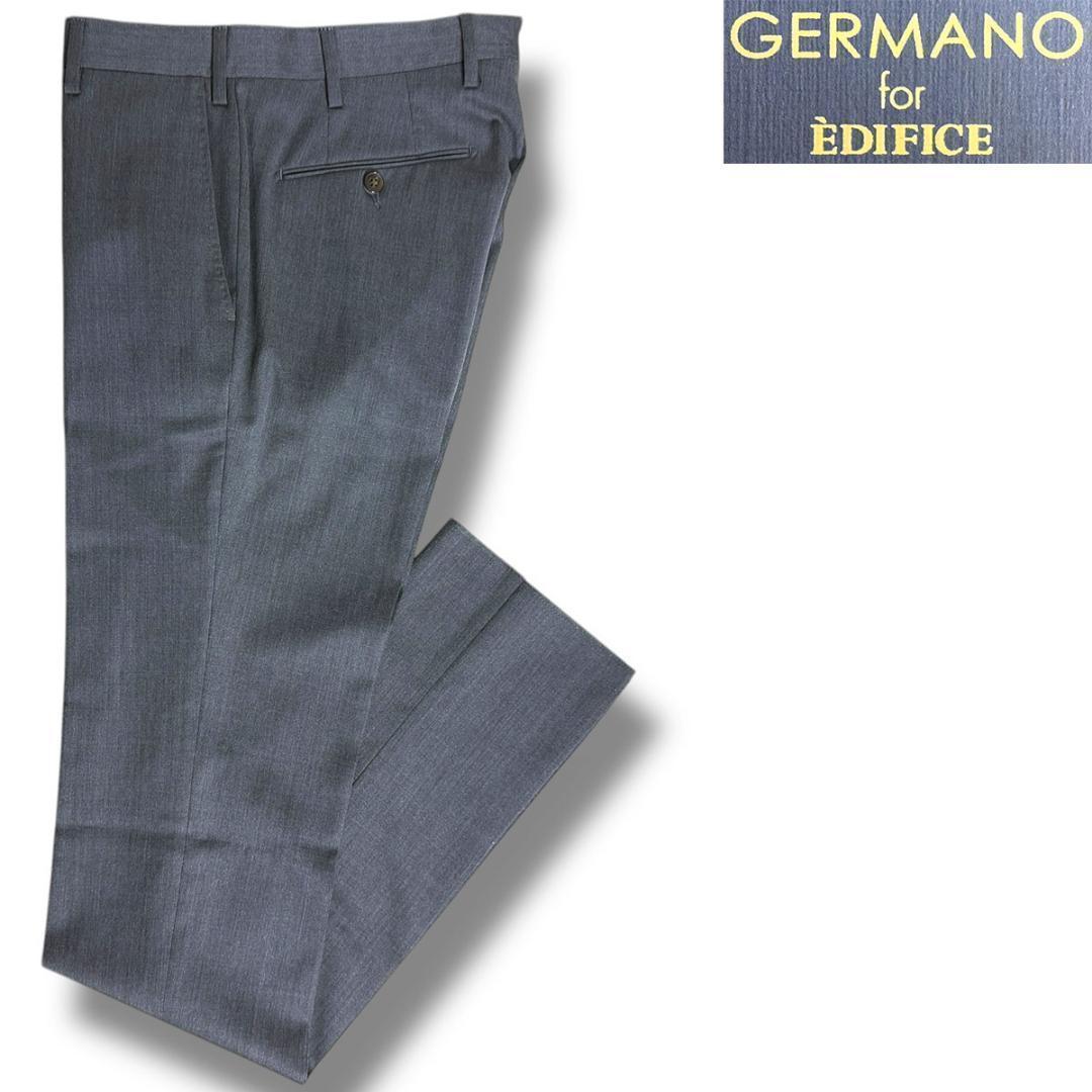 J7354 新品 ジェルマーノ エディフィス別注フランネルスラックス グレー44