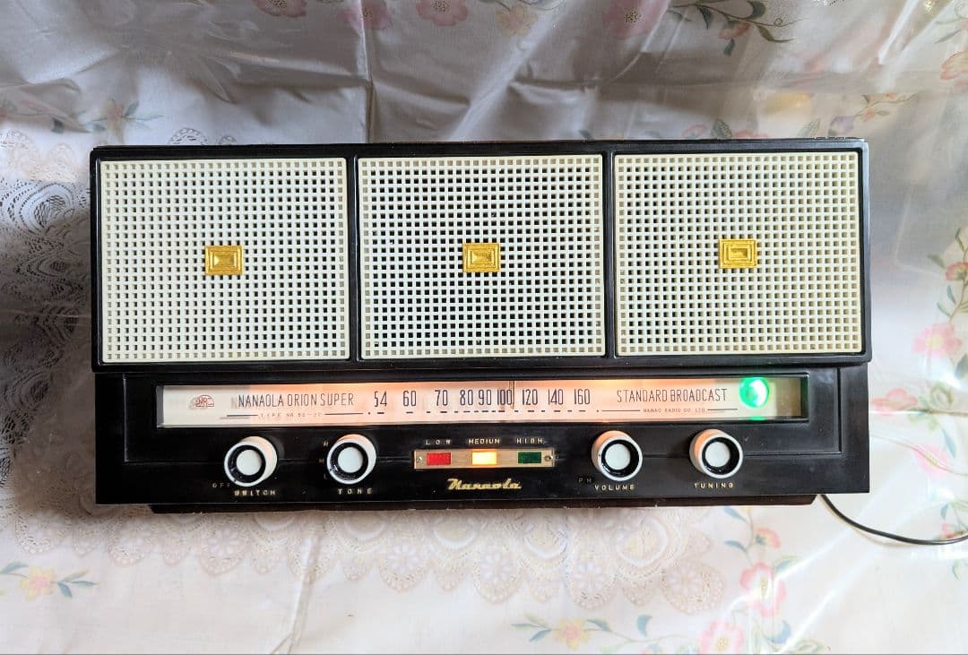 七欧通信機 木箱ST真空管ラジオ 昭和レトロ bluetooth付