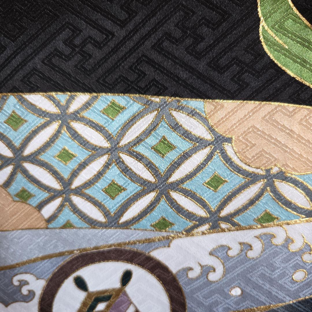 1-11　正絹　男の子お祝い着物　長襦袢付き　産着　逸品