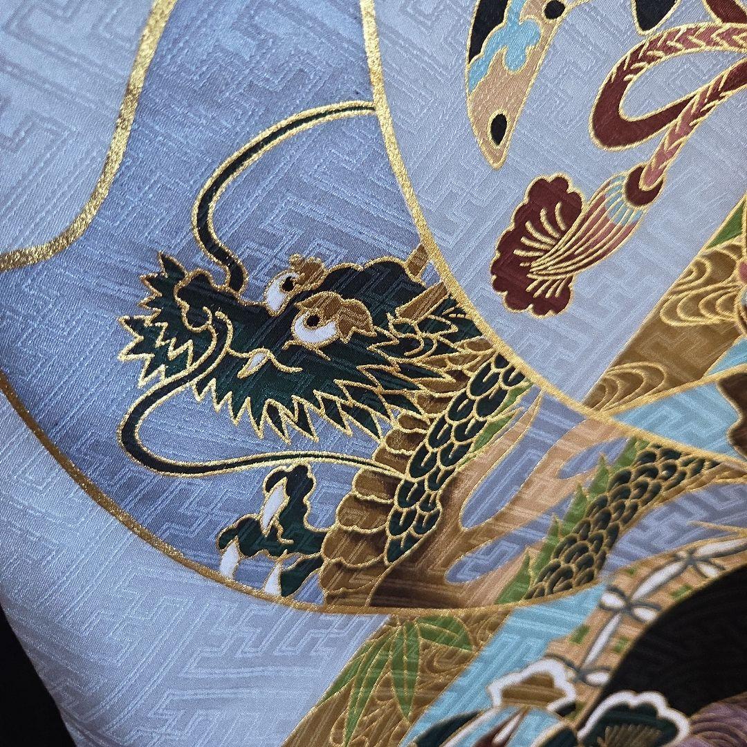 1-11　正絹　男の子お祝い着物　長襦袢付き　産着　逸品